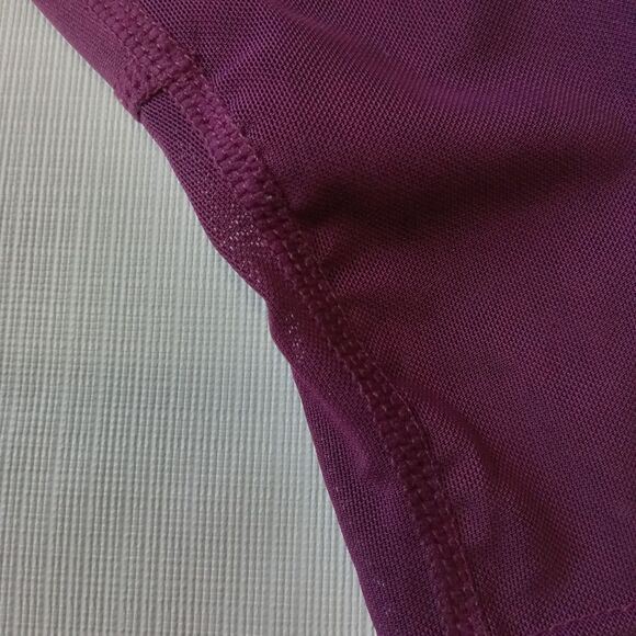 RAG High Waisted Mesh Panels Capri Length Plus Size Active Leggings Women's 2X - Picture 12 of 12